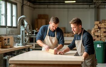 Eco-conscious kitchen manufacturing process