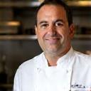 Chef Matteo Bianchi in his restaurant kitchen